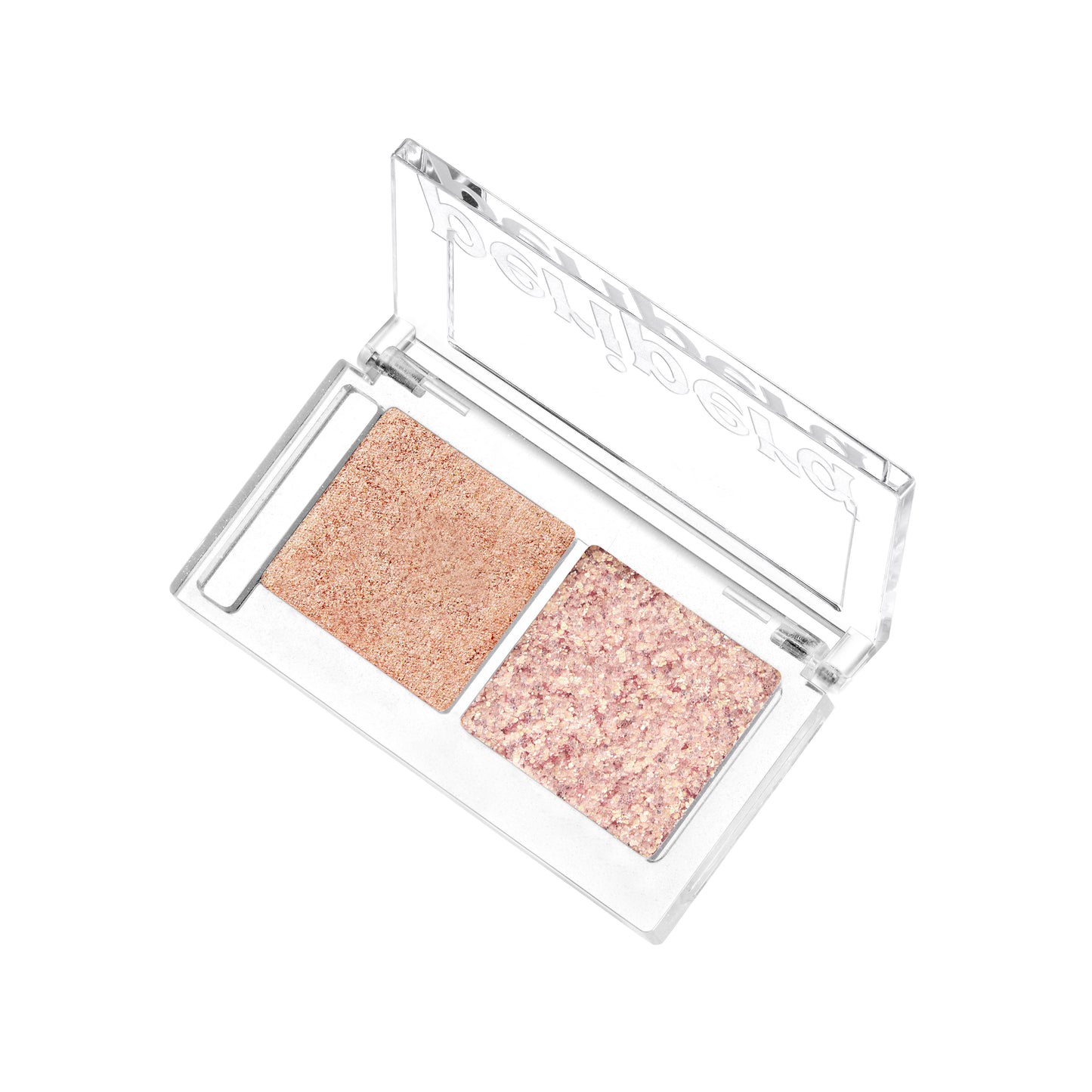 Duo Pocket Glitter Shadow 01 Caramelized Salt | Peripera