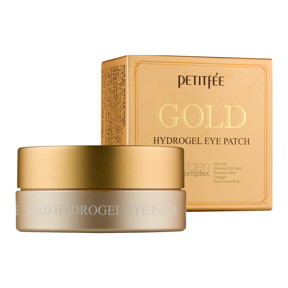 Gold Hydrogel Eye Patch 60pcs Petitfee Paradiso Cosmetics