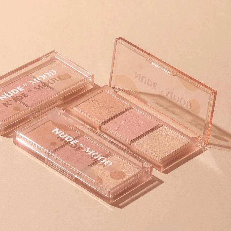 All Take Mood Cheek Palette #1 Nude Is Mood | Peripera