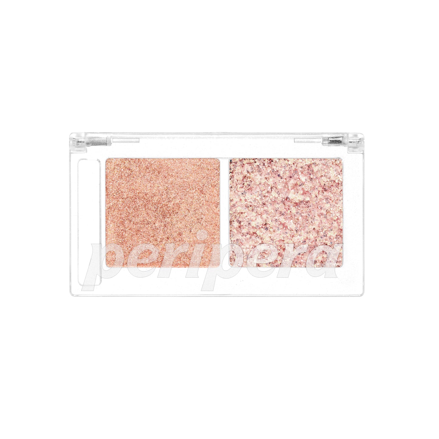 Duo Pocket Glitter Shadow 01 Caramelized Salt  | Peripera