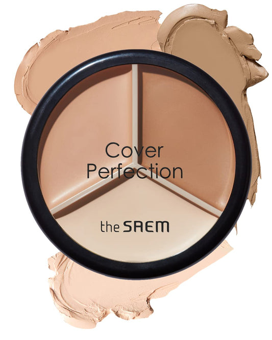 Cover Perfection Triple Pot Concealer (#02 Countour Beige) | The Saem