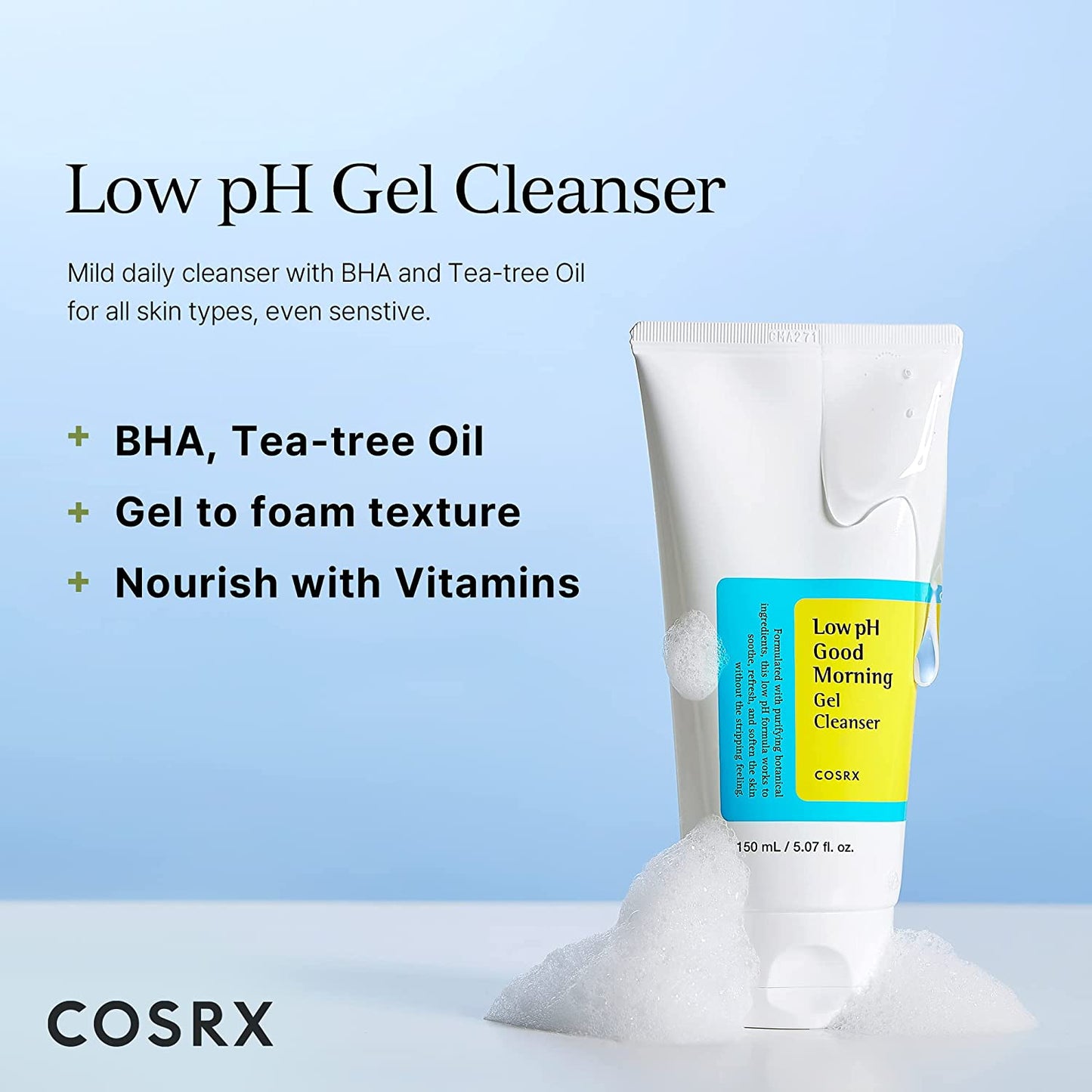 Low pH Good Morning Gel Cleanser 150ml | COSRX