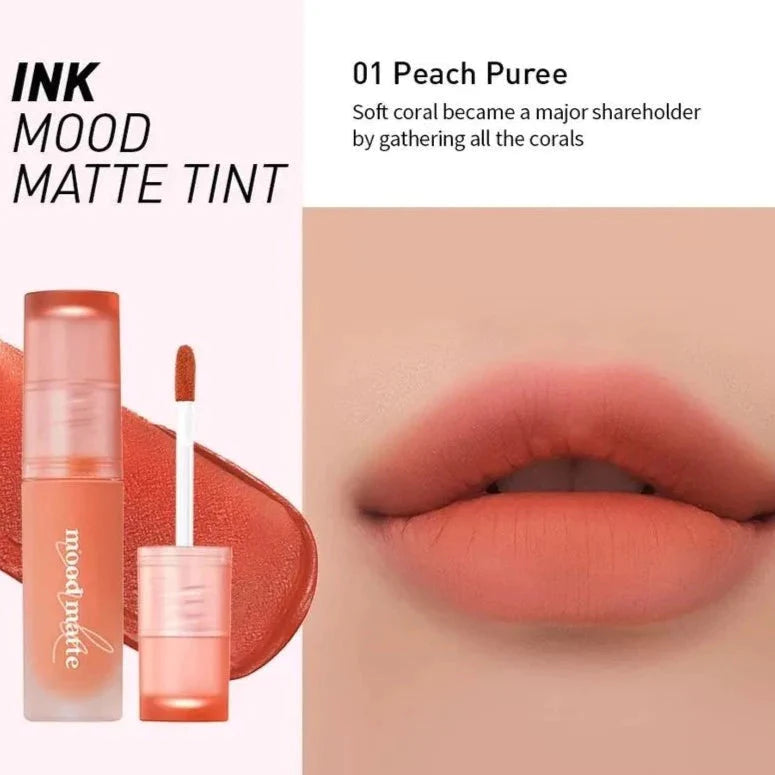 Ink Mood Matte Tint 01 Peach Puree | Peripera