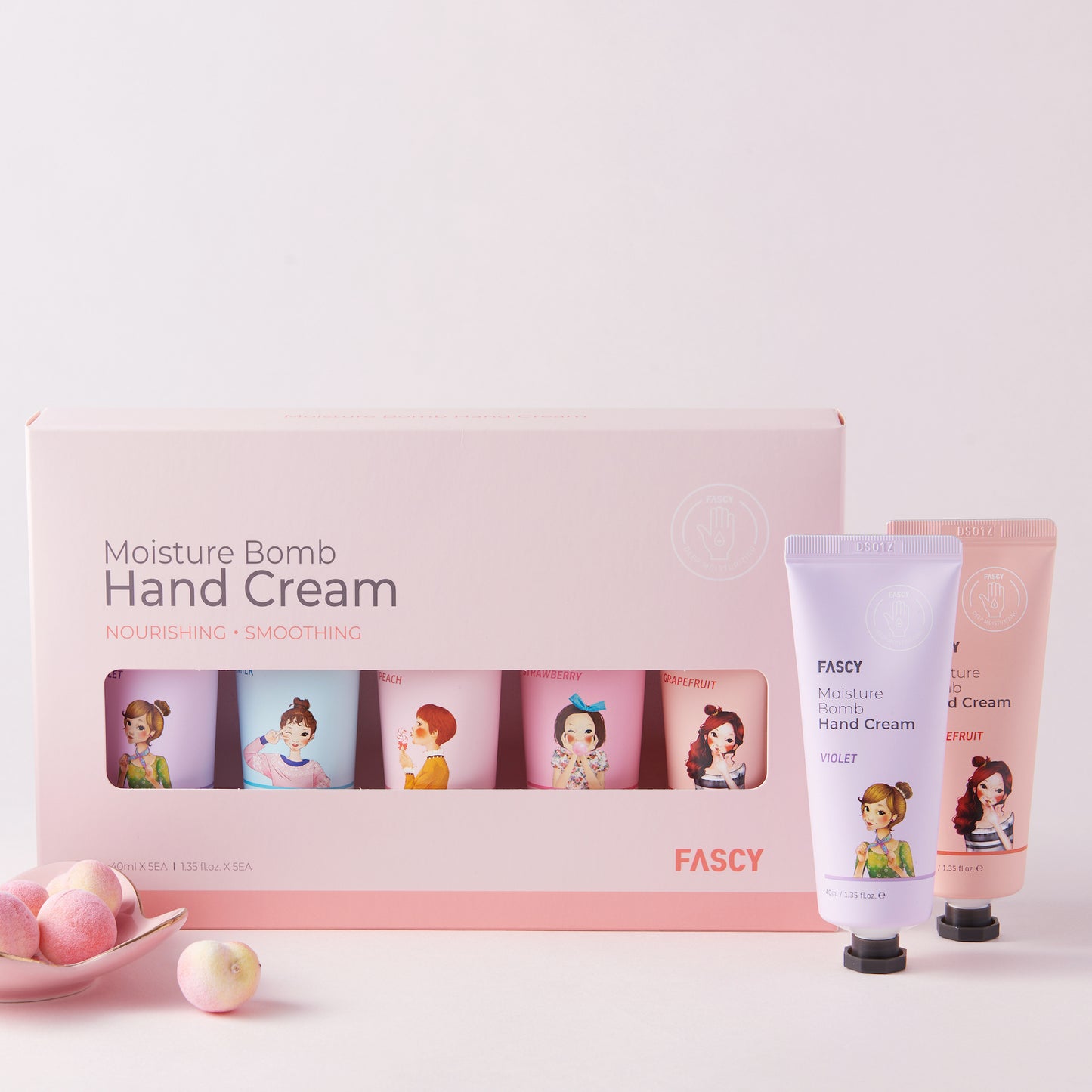 Moisture Blossom Hand Cream (40ml) Set of 5 | Fascy