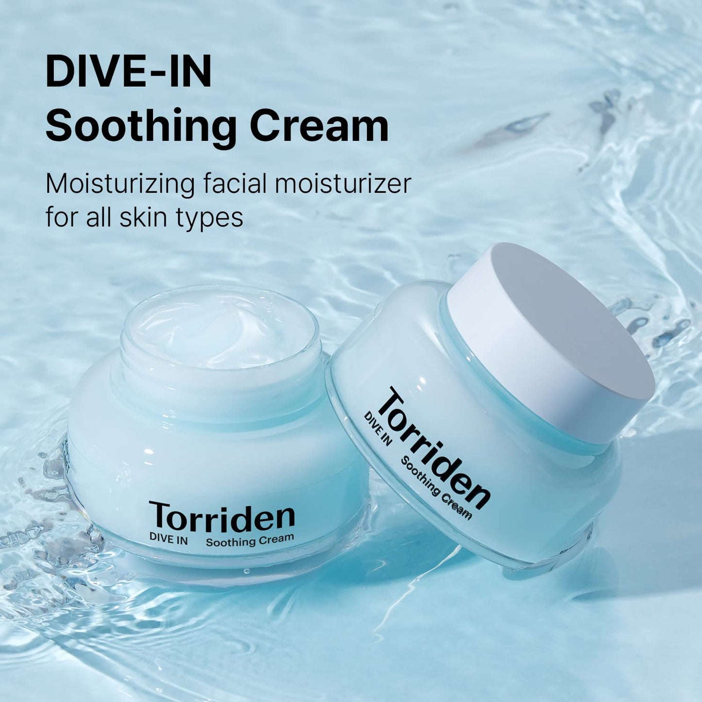 DIVE-IN Low-Molecular Hyaluronic Acid Soothing Cream 100ml | Torriden