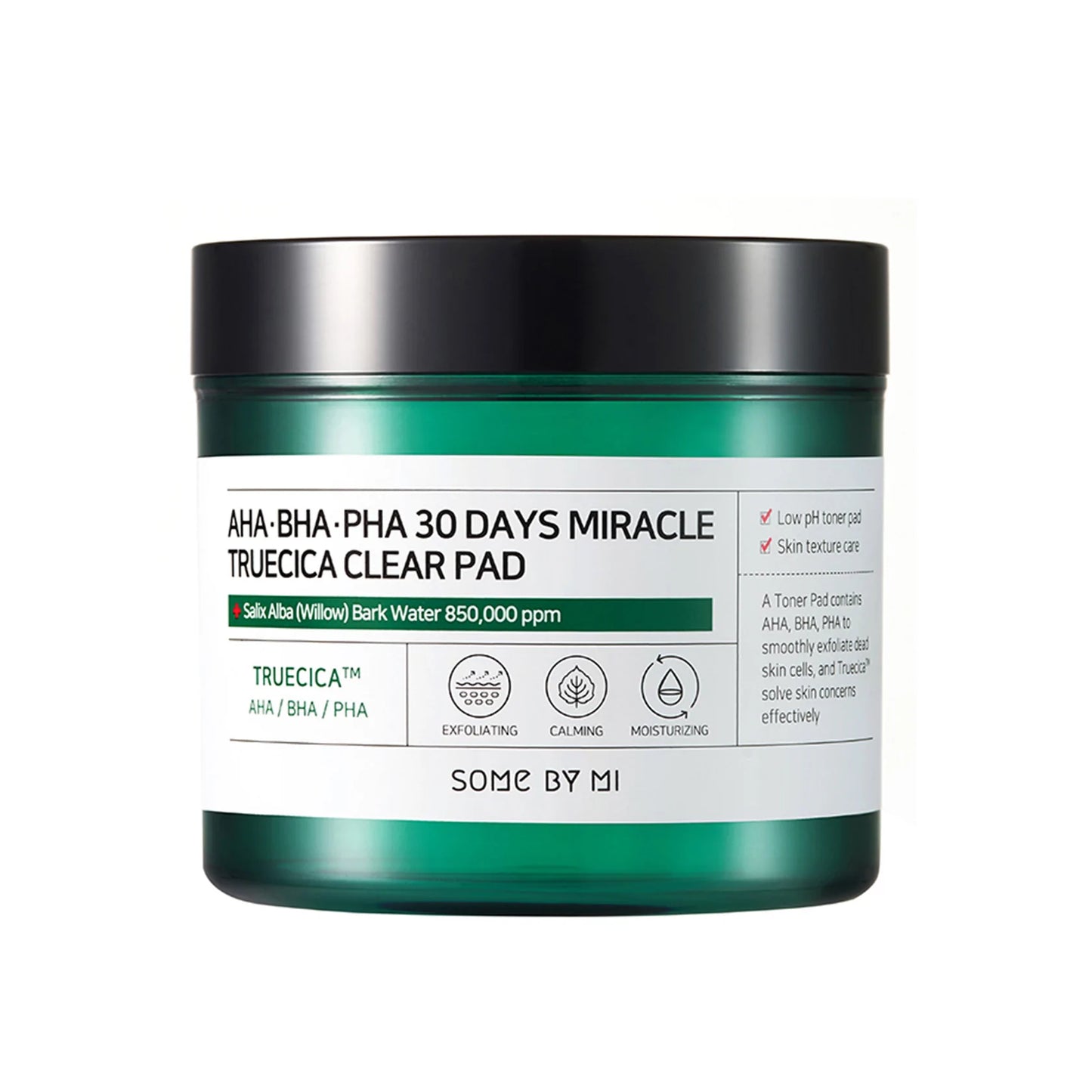 AHA BHA PHA 30 Days Miracle Truecica Clear Pad (125ml / 70pads) | Some By Mi