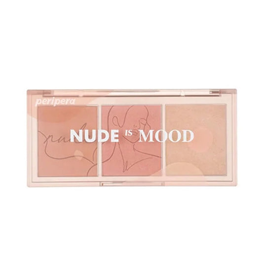 All Take Mood Cheek Palette #1 Nude Is Mood | Peripera