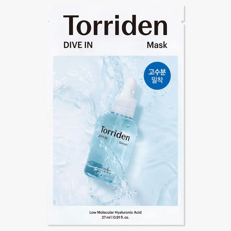 DIVE-IN Low-Molecular Hyaluronic Acid Sheet Mask (1 Máscara) | Torriden