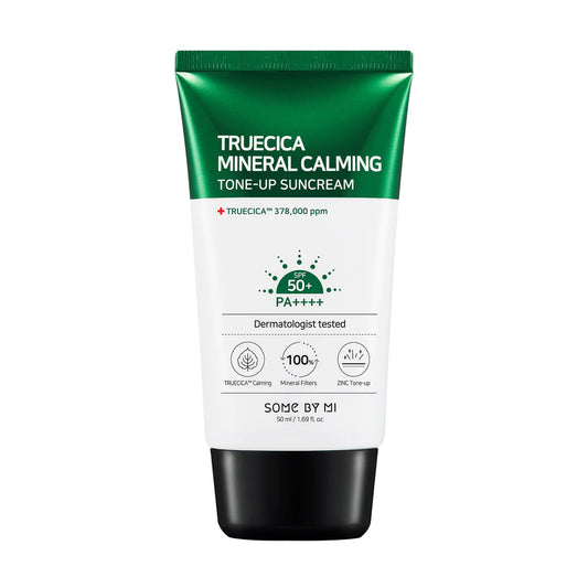 TrueCica Mineral Calming Tone-Up Suncream SPF50+ PA++++ 50ml | Some By Mi