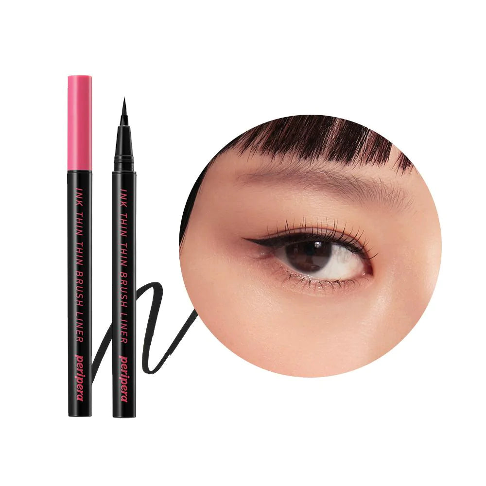 Ink Thin Thin Brush Liner 01 Black Noir | Peripera