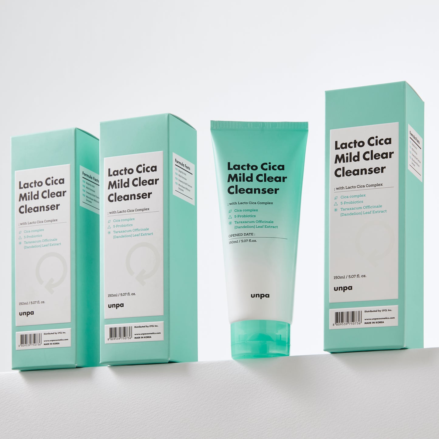 Lacto Cica Mild Clear Cleanser 150ml | Unpa